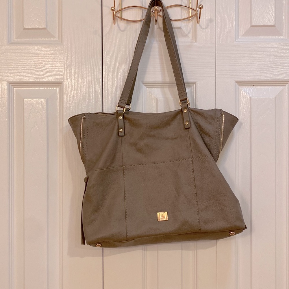 Kooba Light Brown Leather Tote Bag Great Condition
